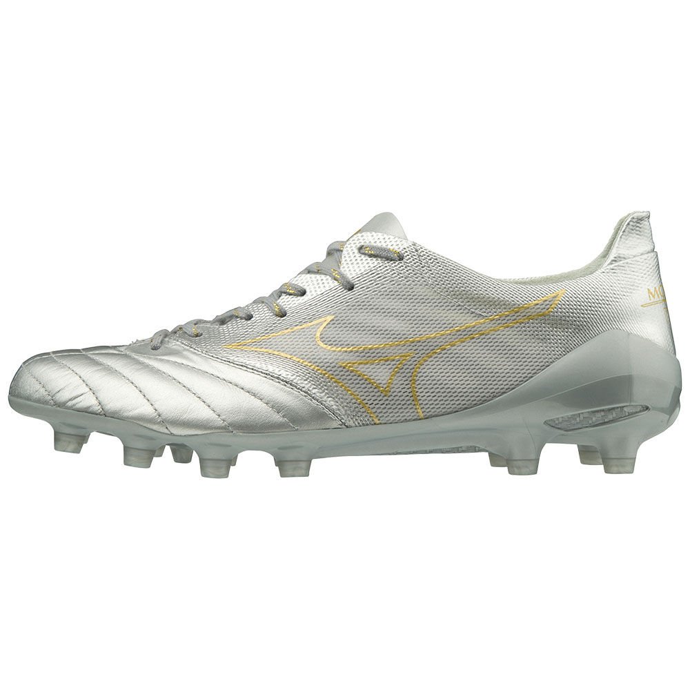 Chuteiras Mizuno MORELIA NEO II BETA - Mulher - Prateadas/Douradas - WNJXV7543